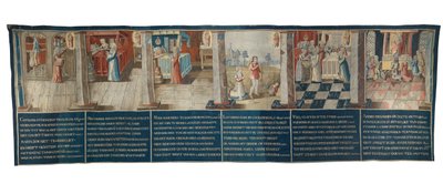 Zázraky Panny Marie z keramiky (tapisérie) od School Flemish