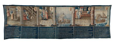 Zázraky Panny Marie z keramiky (tapisérie) od School Flemish