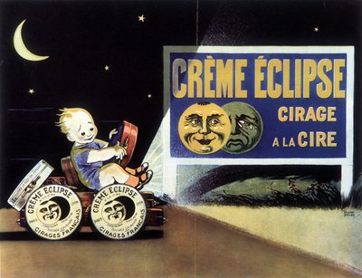 Reklama na leštění voskem “” Eclipse Creme”” od School French
