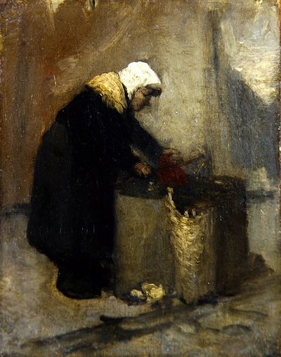 Chiffonniere (olej na plátně) od School French