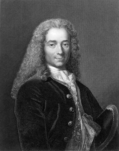 Francois Marie Arouet alias Voltaire (rytina) od School French