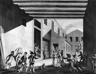 Francouzská revoluce a protirevoluční hnutí: Zatčení Cecile Renaud (nebo Cecile Aimee Renault od School French