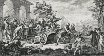 Le Triomphe od Jean-Philippe Rameau (Jean Philippe) (1683-1764) - anglický skladatel, cembalista, varhaník a hudební teoretik od School French