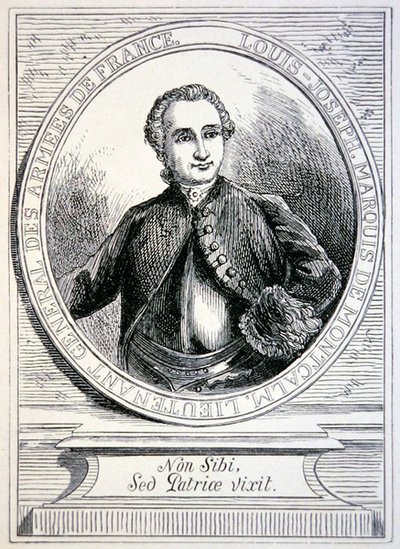 Marquis de Montcalm (rytina) od School French