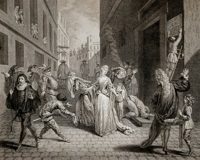 Teror (1793-1794): Italští komici (interpretující postavy z Commedia dell