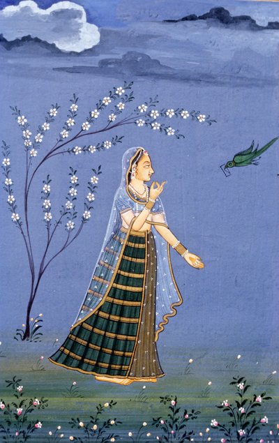 Malování miniatur, Rádžasthán, Indie od School Indian