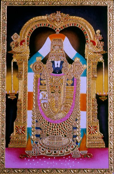 Miniatura Pána Tirupati Balaji, Indie od School Indian