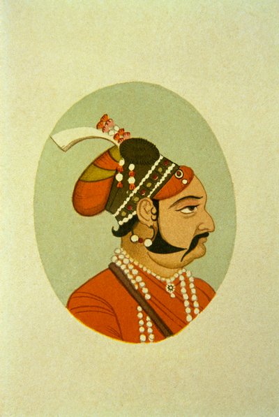Portrét mahárádži Džajsalmara Jaswanta Singha, Indie od School Indian
