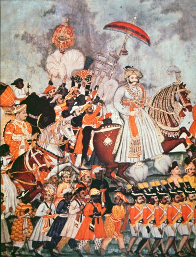 Velký Akbar (barva litho) od School Indian
