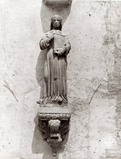 Socha Ovidia (43 př. nl-17 n. l.) od School Italian