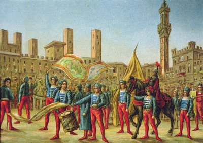 Palio ze Sieny od School Italian