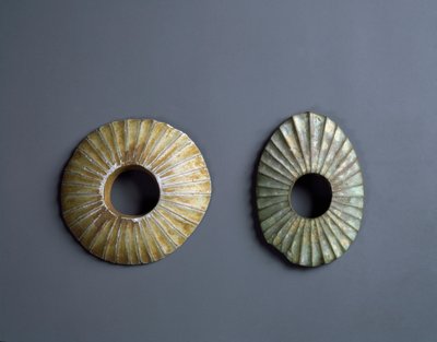 Pazourkové náramky, období Jomon 10000-300 př.n.l od Japanese School