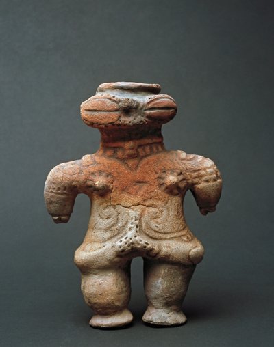 Terakotová socha dogu z Akity, období Jomon 11.–4. století před naším letopočtem od Japanese School