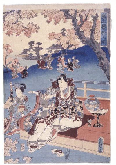 Bez názvu (barevný dřevoryt) od School Japanese