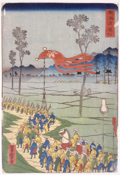 Untitled (Color Woodcut) od School Japanese