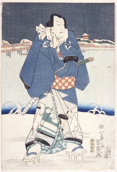 Bez názvu (barevný dřevoryt) od School Japanese