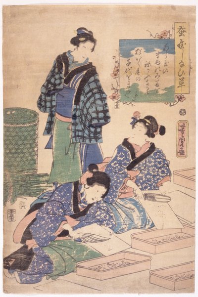 Bez názvu (barevný dřevoryt) od School Japanese