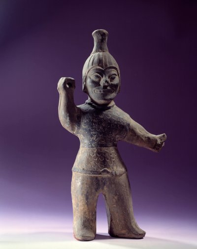 Art coreen: figurka exorcisty. Období tří království (57 př. n. l. – 668 n. l.). Paříž, Cernuschiho muzeum od School Korean