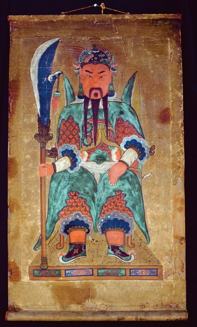 Gwanwoojanggun (přírodní pigment na papíře) od School Korean