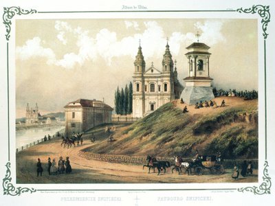 Vilnius environs: Snipiskes, z „Knihy o Vilniusu“, od Jonase Kasimierase Vilcinskise od School Lithuanian
