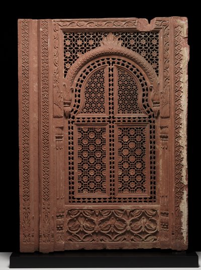 Pár obrazovek Jali, cca 18. století (pískovec) od School Mughal