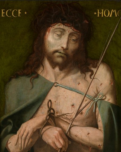 ECCE HOMO, první polovina 16. století (olej na panelu) od School Netherlandish
