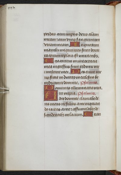 Kings 9, f.235v, Kniha hodin, Užití Sarum ("Kniha hodin Anny Boleynové") (pergamen) od School Netherlandish