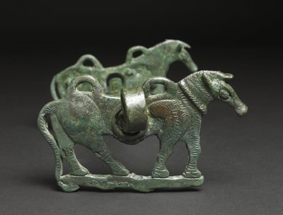 Horse Bit, možná 9.-7. století před naším letopočtem, Írán (bronz) (viz také 113753) od School Persian