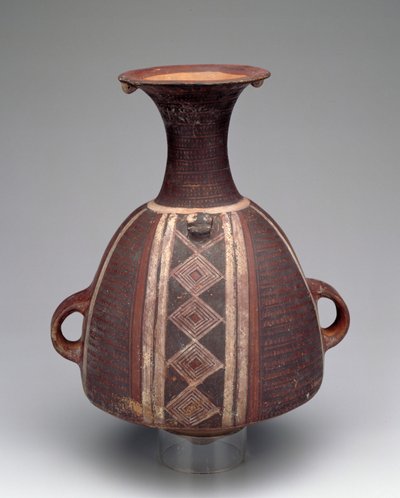 Nádoba, Inka (keramika a pigment) od School Peruvian