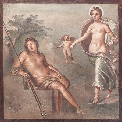Endymion a Seléné, Herculaneum od School Roman