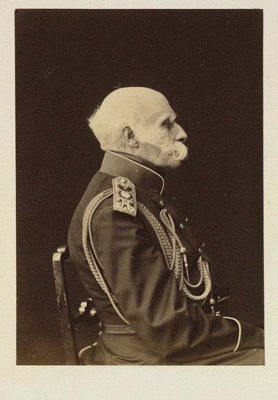 Hrabě Friedrich Benjamin von Lutke, německý mořeplavec, geograf a průzkumník Baltského moře, subjekt Ruské říše - Portrét hraběte Fjodora Petroviče Litkeho (1797-1882), Anonym . Litografie od School Russian