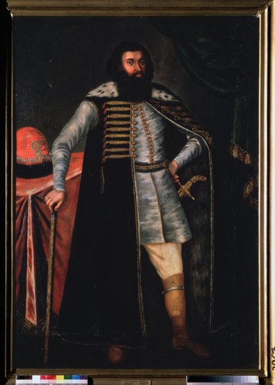 Portrét hraběte Ivana Repnina (?). Obraz ruského mistra, olej na plátně, 2. pol. 17. stol. Starověké ruské umění. Státní ruské muzeum, Petrohrad. od School Russian