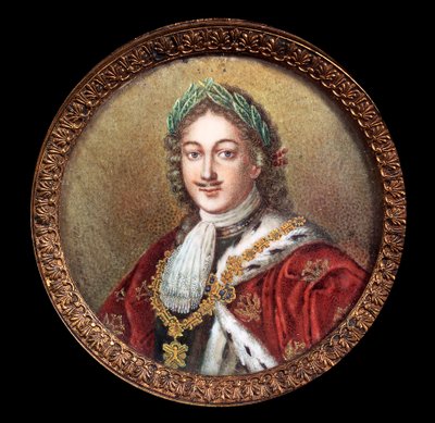 Petr i Veliký (1672-1725) od School Russian