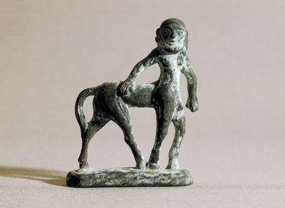 Iberské umění: socha kentaura 6.–4. století před naším letopočtem (bronz) od School Spanish