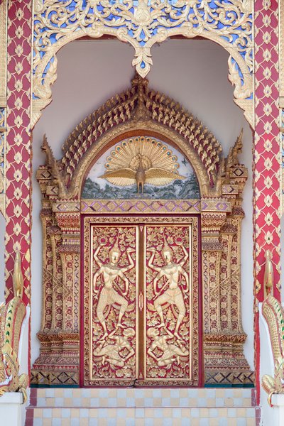 Dveře chrámu, Wat Phrathat Doi Suthep od School Thai