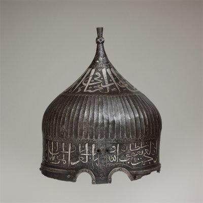 Turban Helmet, cca 1478–90 (ocel, železo, stříbro) od School Turkish