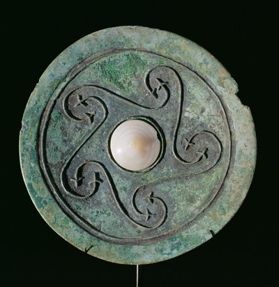 Mirror, Dongson Culture c.200 BC-200 AD, Vietnam (bronz) od School Vietnamese