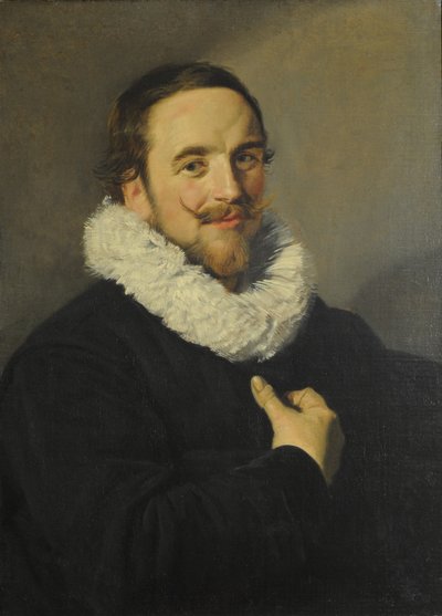 Portrét gentlemana od School of Frans Hals