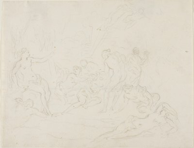 Diana a Callisto od School of Nicolas Poussin