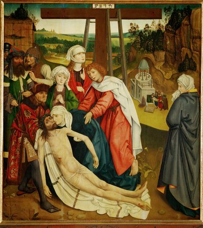 Deploration ... (malba na dřevě) od Schottenaltar Master
