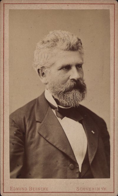 Portrét violoncellisty a skladatele Georga Goltermanna 1824-1898, c. 1880. od Schwerin . Photo studio Edmund Behncke