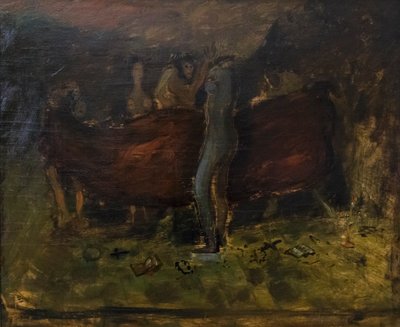 Eva, apokalyptická scéna 1930 od Scipione Gino Bonichi