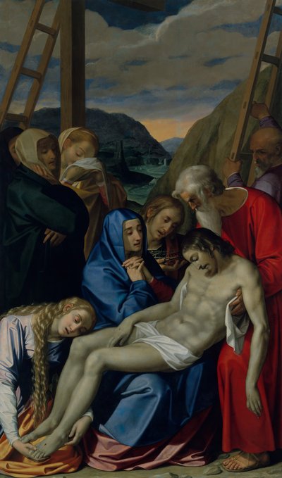Oplakávání, 1593. od Scipione Pulzone