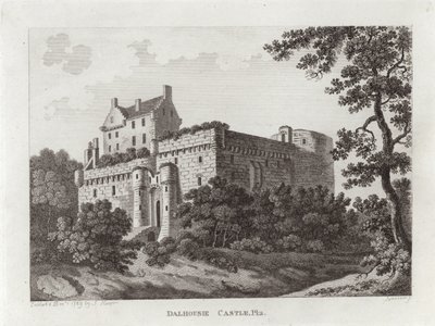 Hrad Dalhousie od Scottish School