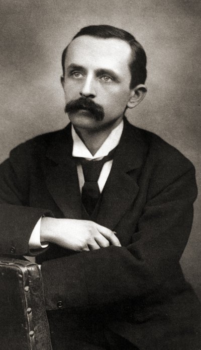 Portrét J.M.Barrie, c1890 (sépiová fotografie) od Scottish School