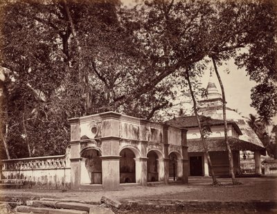 Buddhistický chrám, Kalani, c. 1880. od Scowen and Co.