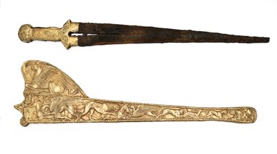 Meč s pochvou, 6.-5. století. před naším letopočtem od Scythian