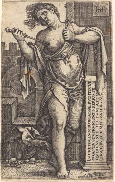 Lucretia stojící od Sebald Beham