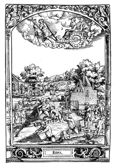 Luna, 1531 od Sebald Beham