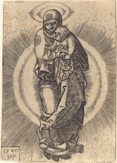 Madonna na půlměsíci od Sebald Beham